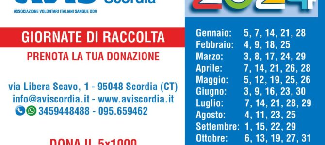 Calendario Giornate di Raccolta 2024